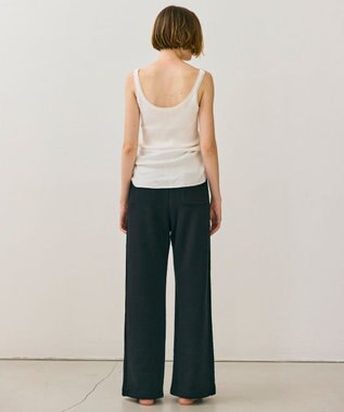 BEIGE， 【BEIGE,ecru/WEB限定・洗える】RIB TOPS /  コットンシルクリブキャミソール White