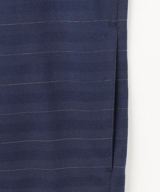 23区GOLF 【WOMEN】便利なUV羽織！【吸水速乾/UVカット】ラメボーダージャージ ネイビー系