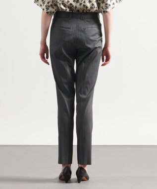 JOSEPH ウールバイストレッチ　テーパードトラウザーズ Dark grey