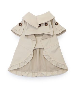 PET PARADISE ペットパラダイス トレンチポンチョ 小型犬 ベージュ
