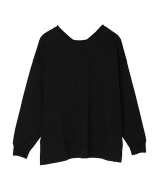 Green Parks 前後でも着れちゃう万能長袖ロンＴ Black