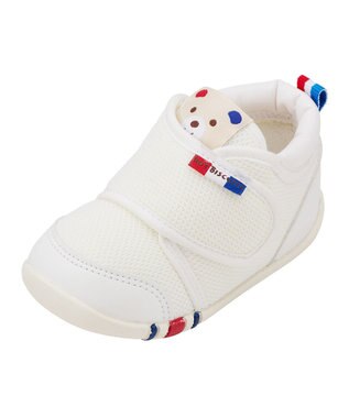 MIKI HOUSE HOT BISCUITS 【11.5-13.5cm】 ファーストベビーシューズ 白
