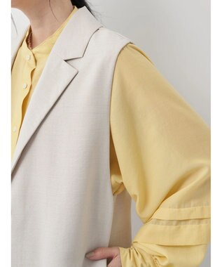 earth music&ecology ロングジレ Beige