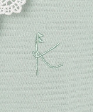 組曲 KIDS 【110-140㎝】レースカラー トレーナー ミントグリーン