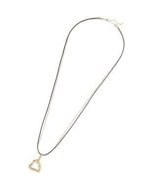 YECCA VECCA コードチェーンワントップネックレス Gold