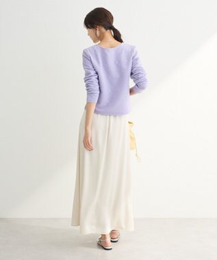 Green Parks シアーポコポコプルオーバー Purple