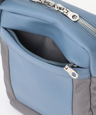 Y'SACCS ブロックモチーフポシェット ブルー【web限定カラー】