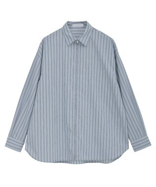 Green Parks イージーケアアソートＺＩＰシャツ Blue