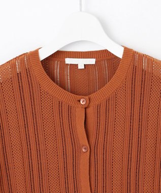 自由区 L 【カタログ掲載・セットアップ対応・洗える】シアーコイル カーディガン コッパー