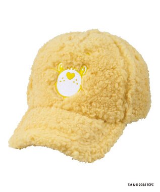 MOONBAT Care Bears(ケアベア) ボアキャップ 帽子 手洗い可能 サイズ調整可能 ライトイエロー
