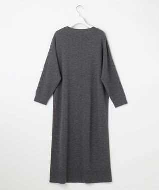 自由区 S ウールハイゲージニット ワンピース チャコール