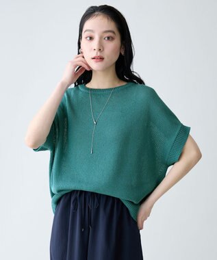 ANY ラミータッチオーバーニット