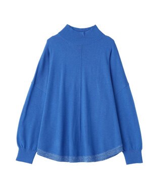 YECCA VECCA 裾ラメMIXラウンドヘムニット