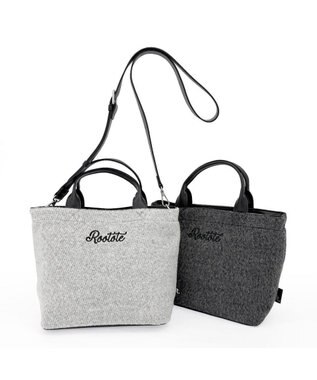 ROOTOTE 3653【2way】SC.スクエア.ウールムジ-A 01：アイボリー