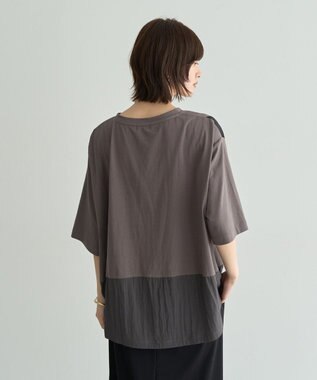 YECCA VECCA 素材MIXカットプルオーバー White