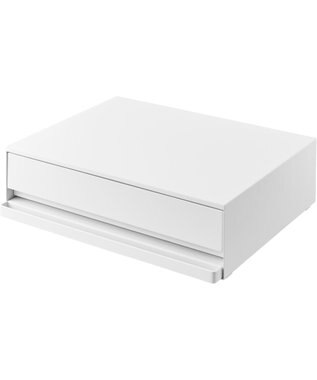 tower ツーウェイ キッチン家電下引き出し&スライドテーブル タワー ホワイト ホワイト