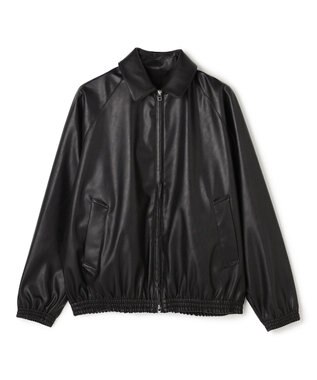 UNFILO MENS アラエルレザーライク ブルゾン