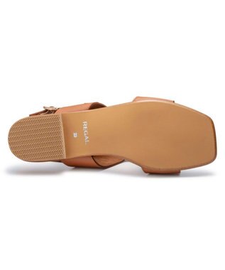 REGAL FOOT COMMUNITY 【リーガルレディース】F01S フラットサンダル キャメル