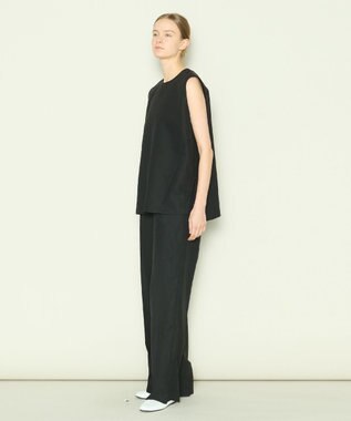 JOSEPH 【洗える】ボイルコットン　ブラウス ブラック系