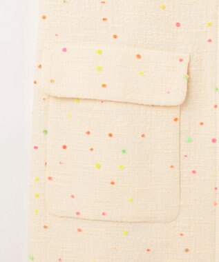 GRACE CONTINENTAL ネオンドットジャガードワンピース キナリ