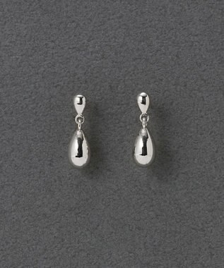  〈金属アレルギー対応〉スイングドロップピアス　シルバー/ニッケルフリー