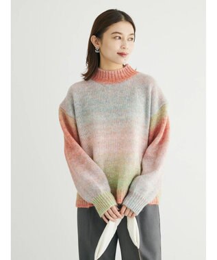 Green Parks グラデーションニットプルオーバー Multi