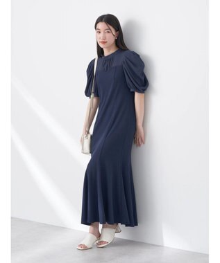 earth music&ecology リブドッキングワンピース Navy