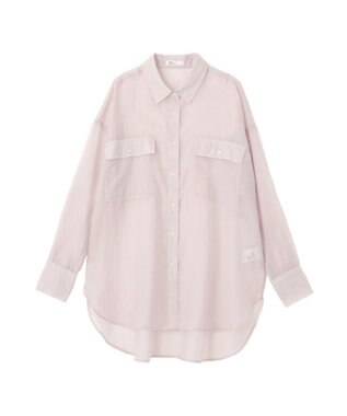CRAFT STANDARD BOUTIQUE シアーハオリシャツ Light Gray
