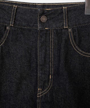 WEGO 台形デニムミニスカート ブラック