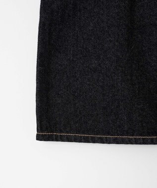 WEGO 台形デニムミニスカート ブラック