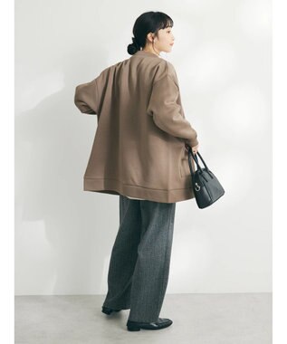 CRAFT STANDARD BOUTIQUE ニットフリースＶネックカーディガン Brown