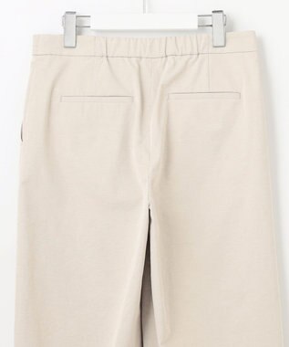 J.PRESS LADIES L 【洗える・吸水速乾・接触冷感】リネンツイル パンツ アイボリー系