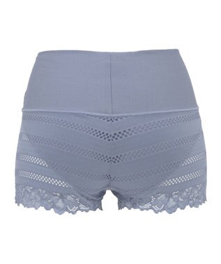 BRADELIS New York 【BRADELIS Me】 オールインワンスタイルショーツ ブラデリス 綿混ショーツ ダスクブルー