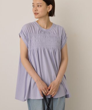 AMERICAN HOLIC シャーリング半袖フレアプルオーバー