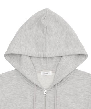 WEGO 【SCHOOLITEM】ルーズフィットZIPパーカー 杢グレー