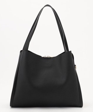LA BAGAGERIE ソフトシュリンク2WAYハンドバッグ large ブラック