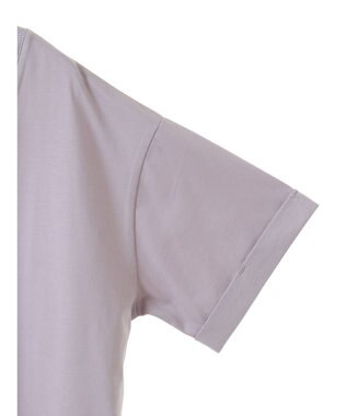CRAFT STANDARD BOUTIQUE 接触冷感/抗菌防臭/ 前後2WAY半袖スクエアネックTee Lavender