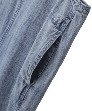 YECCA VECCA 綿麻デニムサロペット Light Indigo