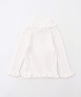 組曲 KIDS 【80-100cm】リブ ニット オフホワイト系