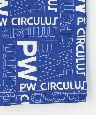 PW CIRCULUS 【UVカット / 吸水速乾 / 伸縮性抜群】【MEN】PWロゴ柄モック サックスブルー系5