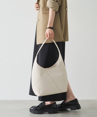 russet スムースレザートートバッグ(CE-1677) Ivory