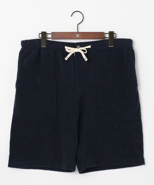 JOSEPH ABBOUD MOUNTAIN 【SPACE／UNISEX】ベアフリース ハーフパンツ ネイビー系