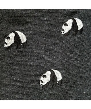 ROOTOTE 1279【スマホショルダー】CJ.ベビールー.パンダ.リサイクルコットン-A 01：グレー