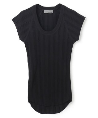 uncrave ランダムリブカットソー ブラック