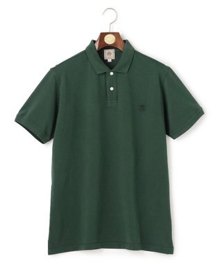 J.PRESS MEN コットンカノコオーバーダイ ポロシャツ グリーン系