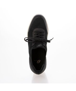 Riz raffinee <Riz raffinee>ヒールアップニットスニーカー ブラック