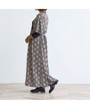 ing <ing>【WEB限定】レザーレースアップショートブーツ ブラック