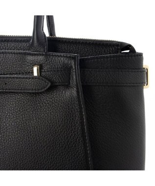 UNBILLION 【テレビ ドラマ着用アイテム】ペルケ perche / WEB限定牛革ソフトA4ベルトトート ブラック