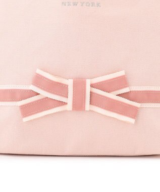 TOCCA BOW BRIDGE CANVAS TOTE トートバッグ ピンク系