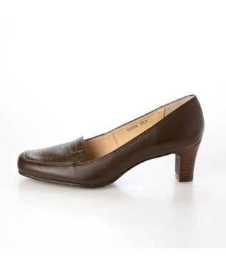 ing <ing>【WEB・一部店舗限定】コンビモカデザインパンプス ダークブラウンコンビ